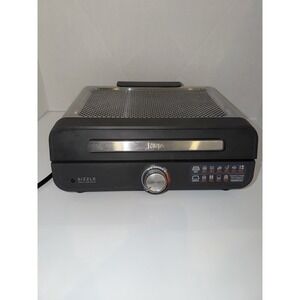 Ninja GR101 Sizzle Smokeless Indoor Grill & Griddle w/ Ceramic Plates Complete